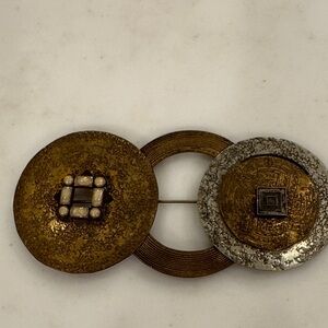 Vintage Gold and Silver Brooch